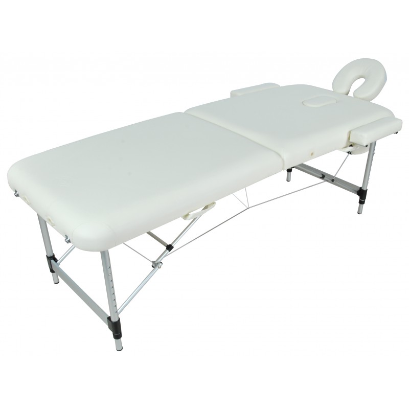 Массажный стол складной алюминиевый Med-Mos JFAL01A 2-х секционный Med-Mos JFAL01A 2-х секционный МСТ-002Л  (PA2.20.10A)