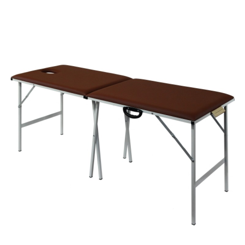 Массажный стол складной алюминиевый Med-Mos JFAL03 М/К (3-х секционный) (МСТ-3310ВЛ) - ТД МедМос