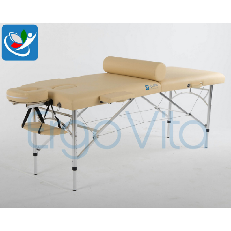 Складной массажный стол ErgoVita Master Alu (бежевый)