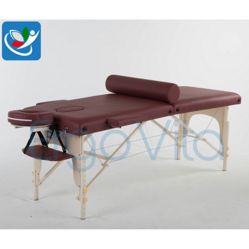Складной массажный стол ErgoVita Master Alu (бордовый)