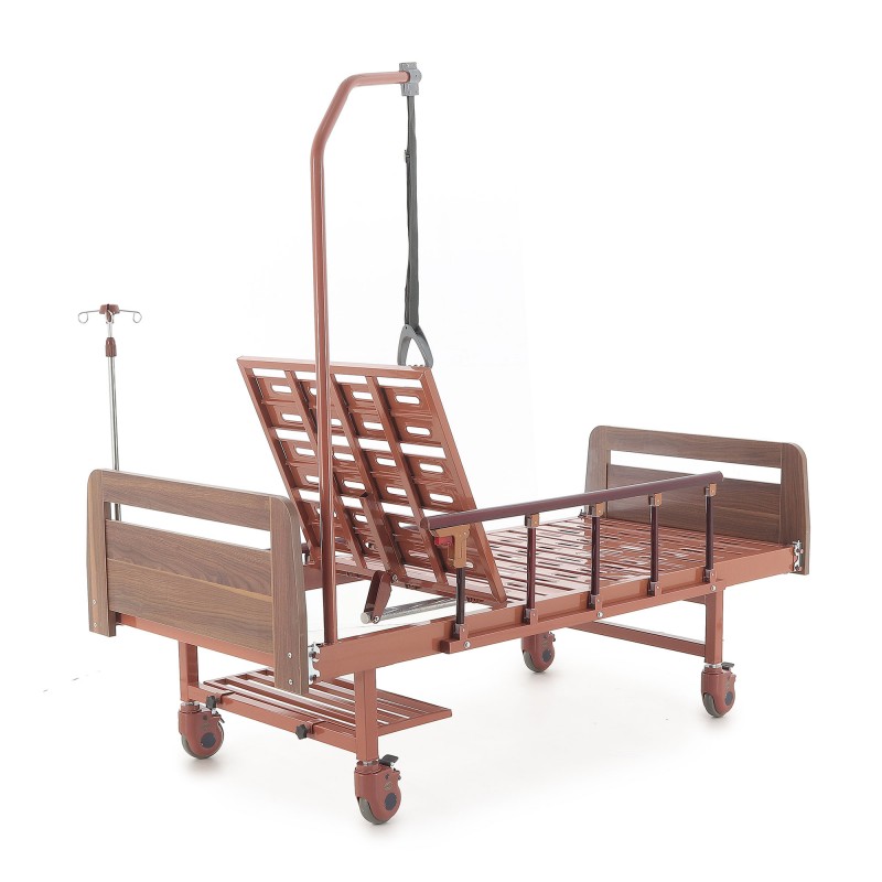 Кровать механическая (1 функция) Med-Mos E-17B (MМ-1024Д-04) (1 функция)