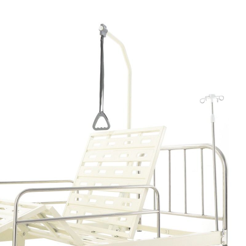Кровать механическая Med-Mos F-8 (нержавеющая сталь)