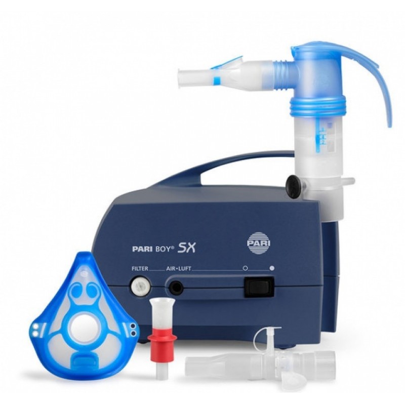 Небулайзер PARI LC SPRINT (годовой комплект SX) (с синей и красной насадками, трубкой-воздуховодом и фильтром)