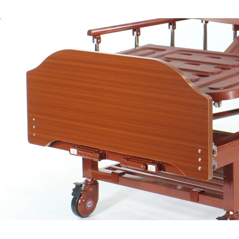 Кровать механическая Med-Mos E-8 (MM-2024Н-02) (2 функции) ЛДСП с полкой