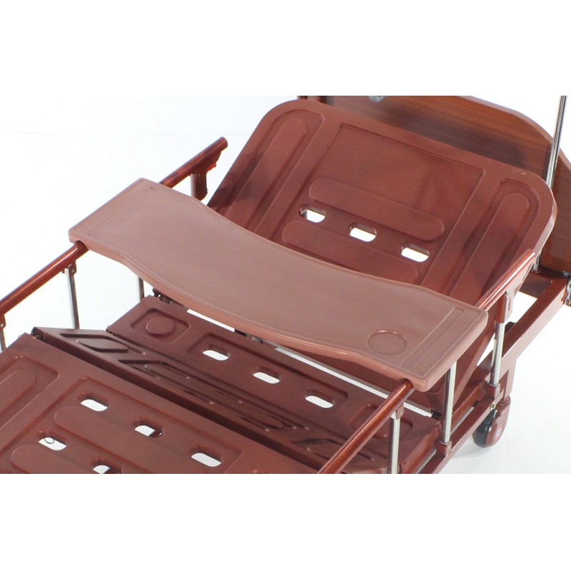 Кровать механическая Med-Mos E-8 (MM-2024Н-02) (2 функции) ЛДСП с полкой