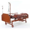 Кровать механическая Med-Mos E-8 (MM-2024Н-02) (2 функции) ЛДСП с полкой