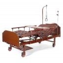 Кровать механическая Med-Mos E-8 (MM-2024Н-02) (2 функции) ЛДСП с полкой