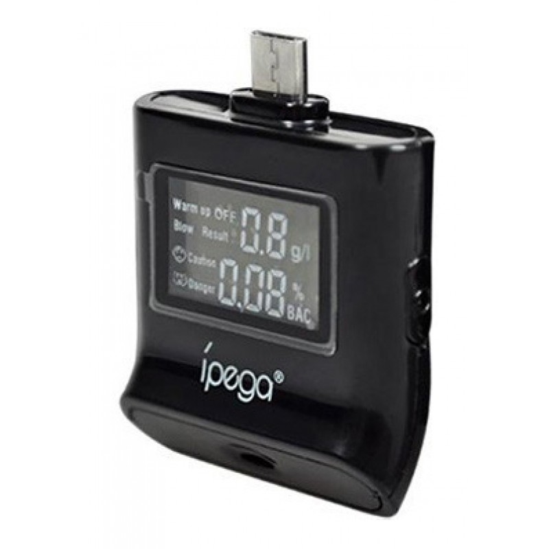 Цифровой алкотестер IPEGA для iPhone 5/iPod touch 5G/iPad 4/iPad mini