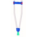 Костыль подмышечный Rebotec Квик ен Изи (детский) (127.10.10)