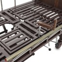 Кровать механическая Med-Mos YG-5 (ММ-5124Н-01) ЛДСП с боковым переворачиванием, туалетным устройством и функцией «кардиокресло»  с противопролежневым матрасом в комплекте