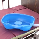 Кровать механическая Med-Mos YG-5 (ММ-5124Н-01) ЛДСП с боковым переворачиванием, туалетным устройством и функцией «кардиокресло»  с противопролежневым матрасом в комплекте