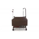 Кровать механическая Med-Mos E-45A  (ММ-5124Н-10) с боковым переворачиванием, туалетным устройством  и функцией «кардиокресло»