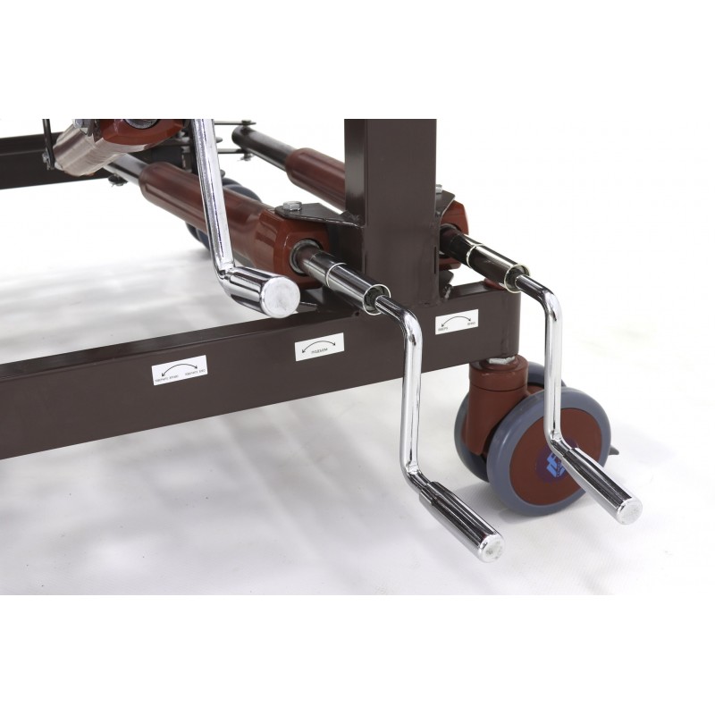 Кровать механическая Med-Mos E-45A  (ММ-5124Н-10) с боковым переворачиванием, туалетным устройством  и функцией «кардиокресло»