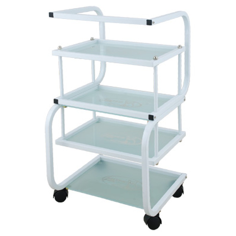 Столик косметолога (металл/стекло) TMprofi H01