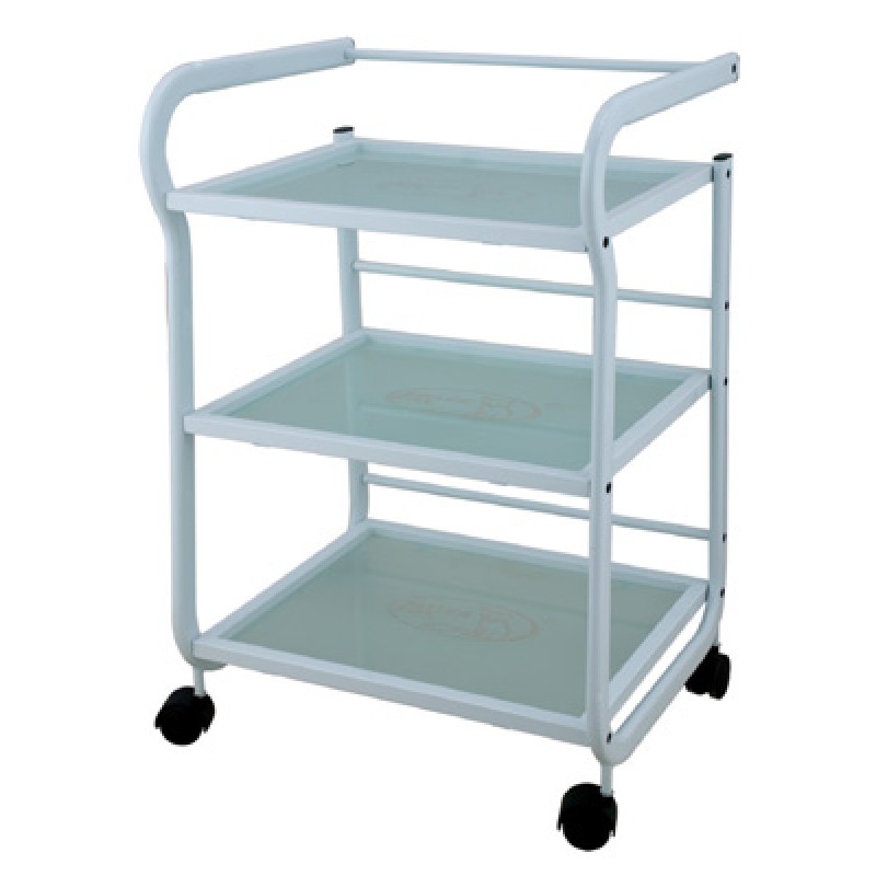 Столик косметолога (металл/стекло) TMprofi H02