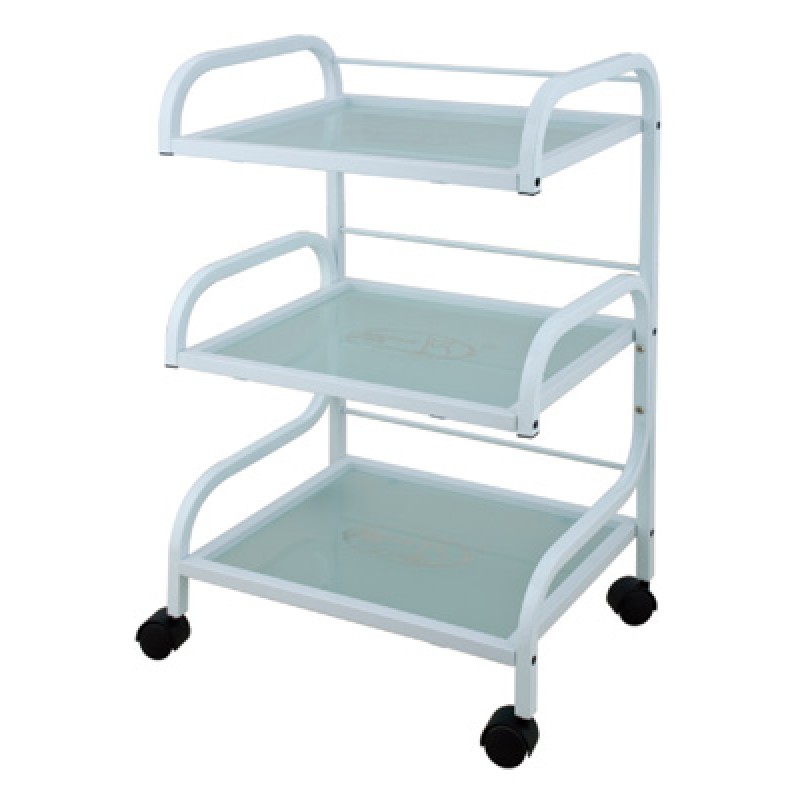 Столик косметолога (металл/стекло) TMprofi Н03