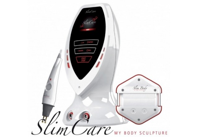 Slim Care - Аппарат для антивозрастной и антицеллюлитной терапии с помощью воздействия радиолифтинга, миостимуляции и ультразвука.