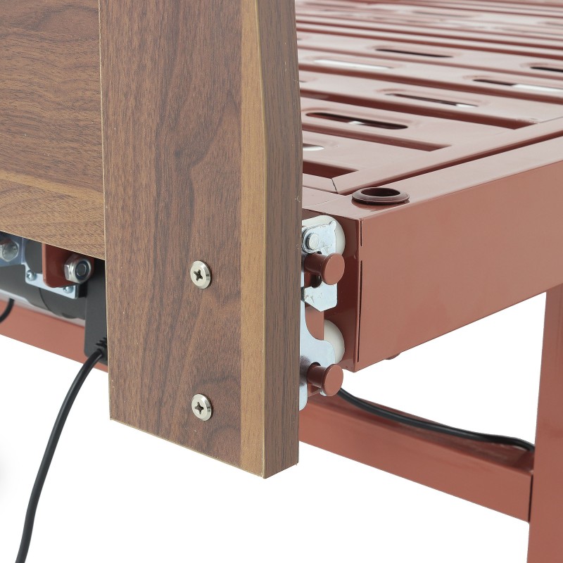 Кровать электрическая Med-Mos DB-7 (ЛДСП коричневый) 