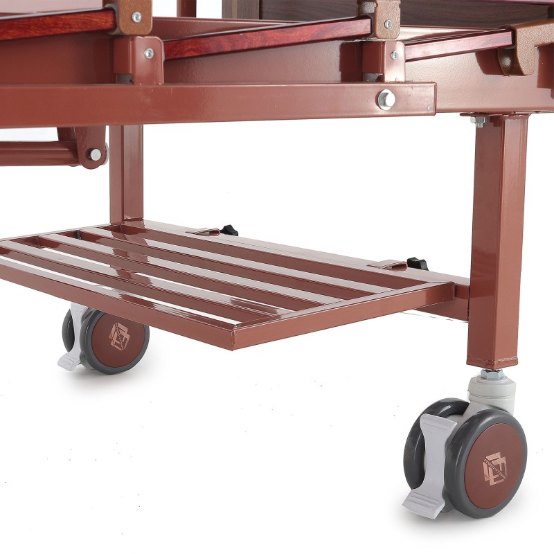 Кровать электрическая Med-Mos DB-7 (ЛДСП коричневый) 