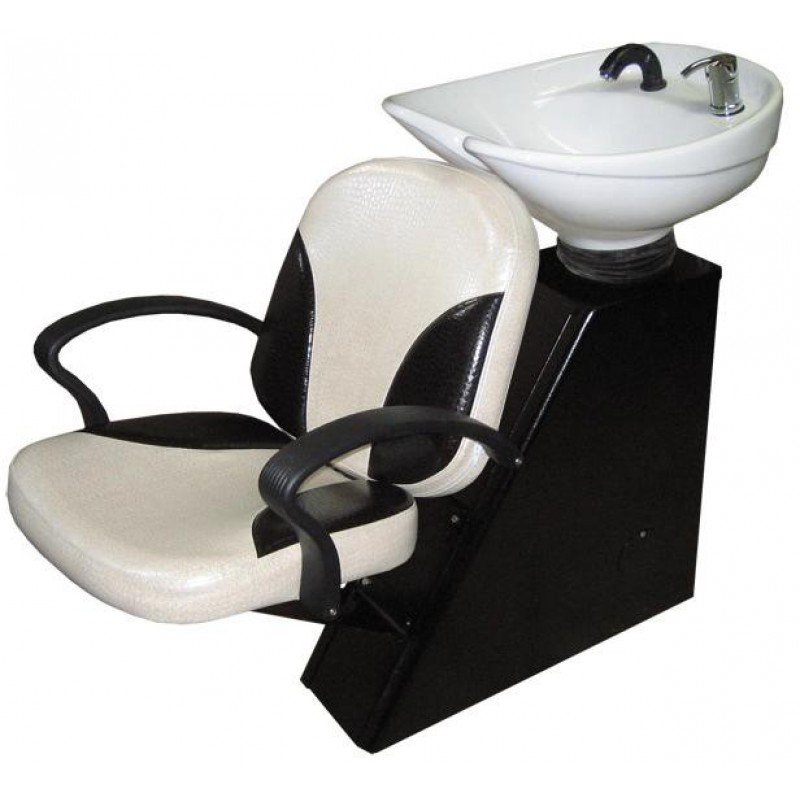 Парикмахерская мойка Елена с креслом Бриз Модерн (раковина средняя)