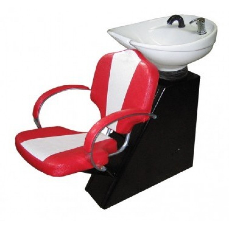 Мойка парикмахерская Елена с креслом Мона Люкс (раковина средняя)