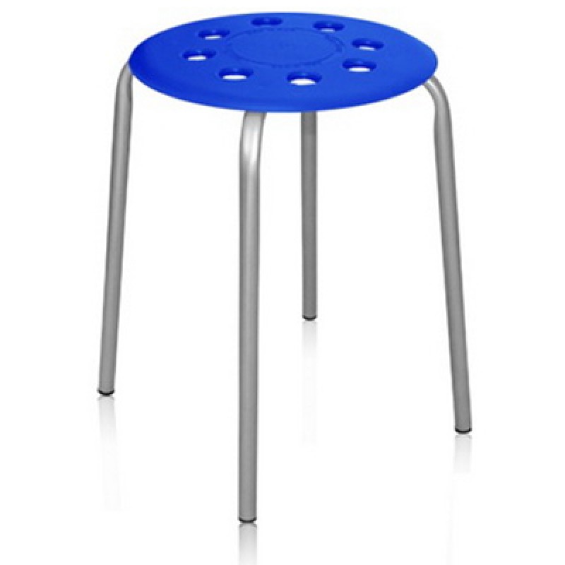 Табурет с пластмассовым сиденьем на 4-х опорах ТП01 Табурет с пластмассовым сиденьем на 4-х опорах ТП01