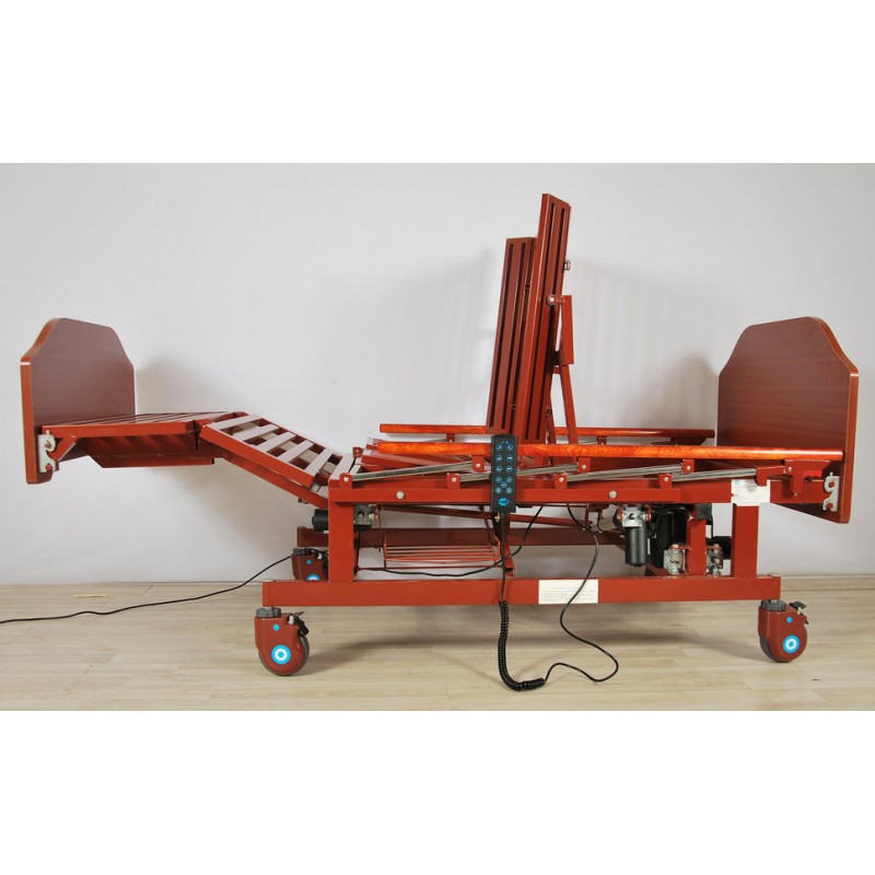 Кровать электрическая Med-Mos DB-11А (МЕ-5228Н-00) с боковым переворачиванием, туалетным устройством и функцией «кардиокресло»