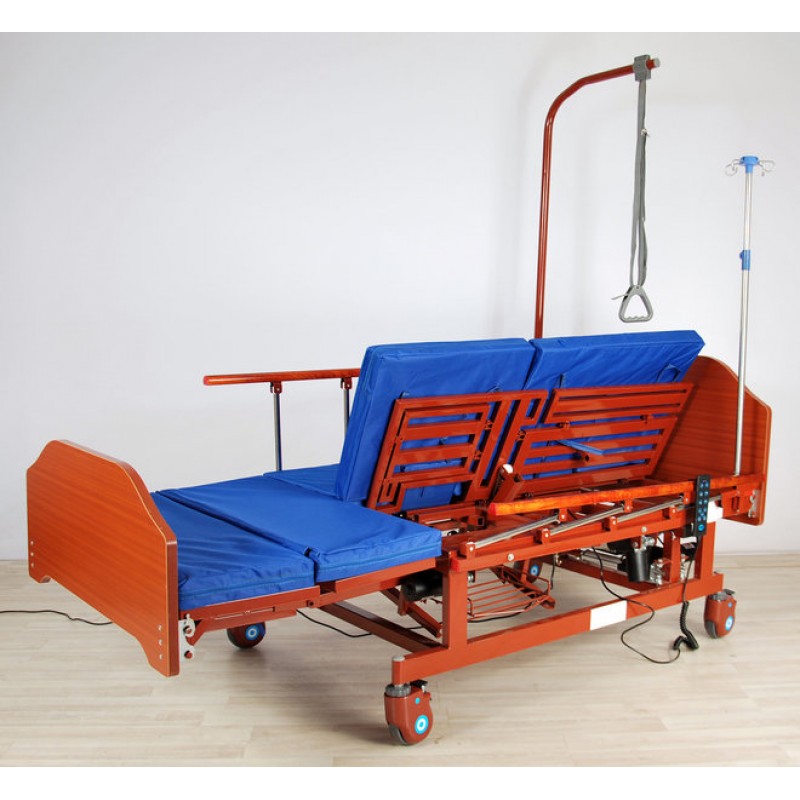 DB-11А (МЕ-5228Н-01) Med-Mos с боковым переворачиванием, туалетным устройством и функцией «кардиокресло»