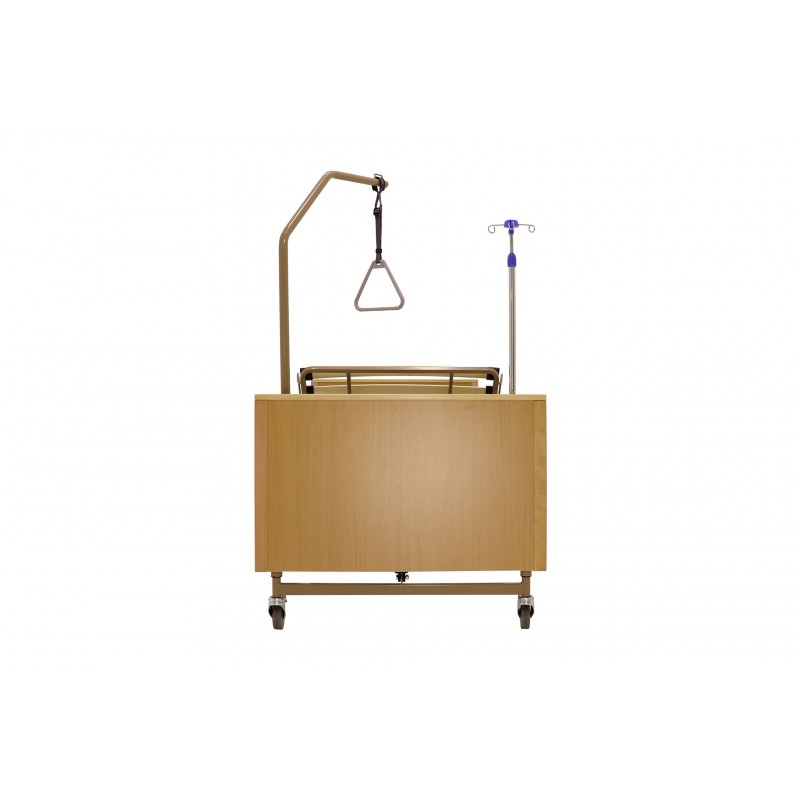 Кровать электрическая Med-Mos YG-1 (ЛДСП светлое дерево) с деревянными ламелями