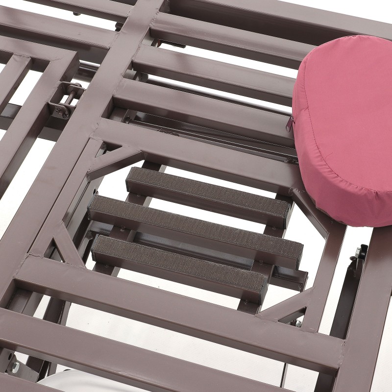 Кровать механическая Med-Mos E-49 (MM-2120Н-00)  с туалетным устройством и функцией «кардиокресло»