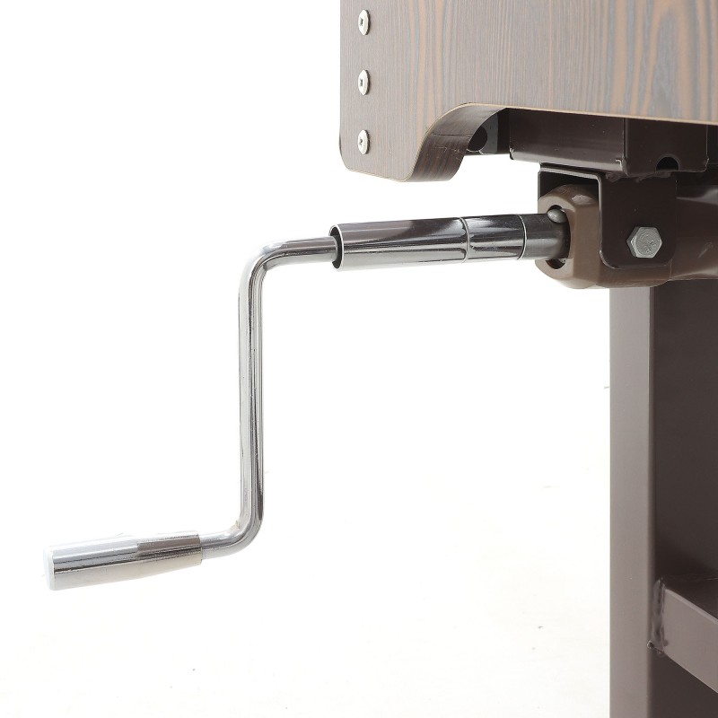 Кровать механическая Med-Mos E-49 (MM-2120Н-00)  с туалетным устройством и функцией «кардиокресло»