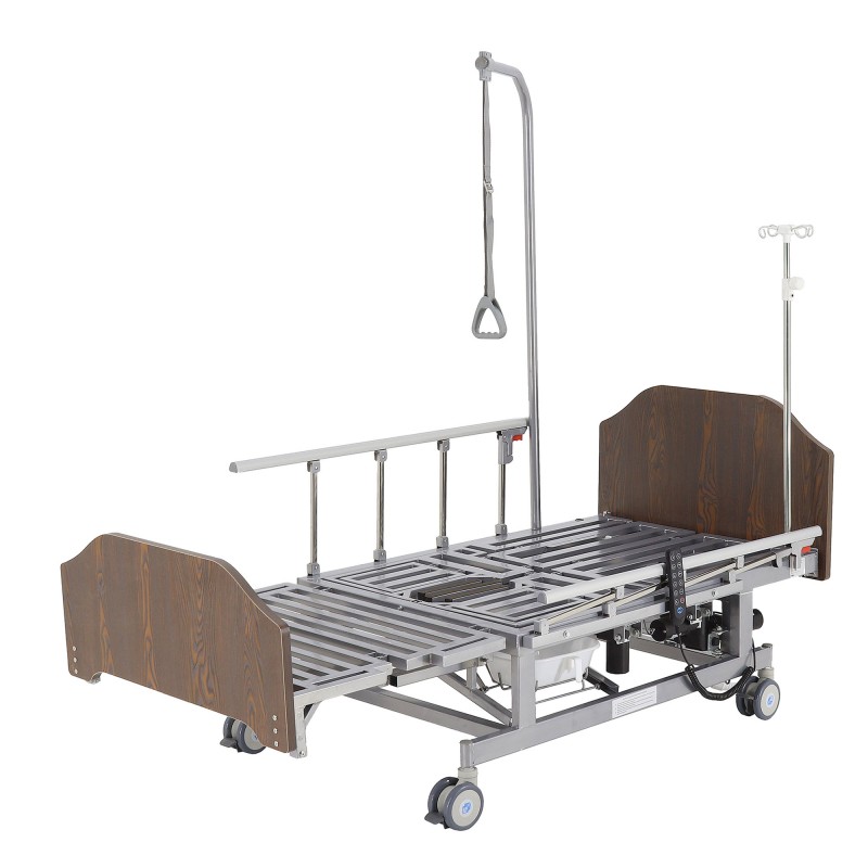 Кровать электрическая Med-Mos DB-11А (МЕ-5228Н-00) ЛДСП Венге с боковым переворачиванием, туалетным устройством и функцией «кардиокресло» Кровать электрическая Med-Mos DB-11А (МЕ-5228Н-00) ЛДСП Венге с боковым переворачиванием, туалетным устройством и функцией «кардиокресло»