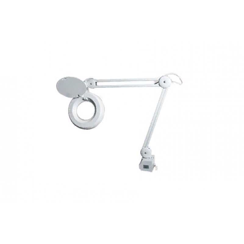 Лампа с лупой 1,75-х на струбцине