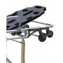 YDC-3A Med-Mos Тележка-каталка два уровня (нержавеющая сталь) для автомобилей скорой помощи