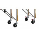 YDC-3A Med-Mos Тележка-каталка два уровня (нержавеющая сталь) для автомобилей скорой помощи