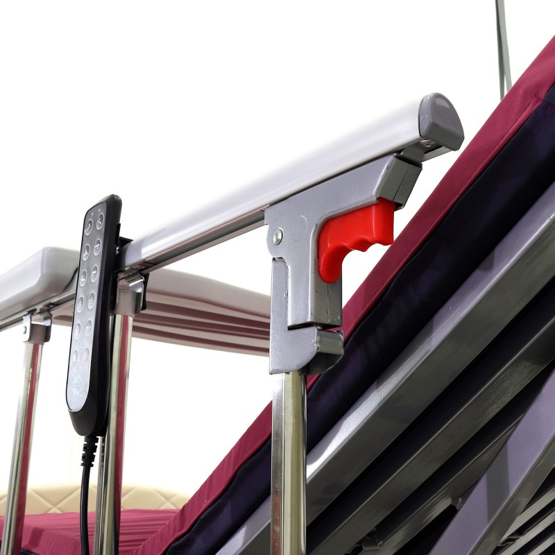 Кровать электрическая Med-Mos DB-11А (МЕ-5228Н-00) белый стандарт с боковым переворачиванием, туалетным устройством и функцией «кардиокресло»