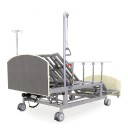 Кровать электрическая Med-Mos DB-11А (МЕ-5228Н-00) белый стандарт с боковым переворачиванием, туалетным устройством и функцией «кардиокресло»