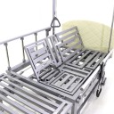 Кровать электрическая Med-Mos DB-11А (МЕ-5228Н-00) белый стандарт с боковым переворачиванием, туалетным устройством и функцией «кардиокресло»