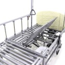 Кровать электрическая Med-Mos DB-11А (МЕ-5228Н-00) белый стандарт с боковым переворачиванием, туалетным устройством и функцией «кардиокресло»