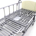 Кровать электрическая Med-Mos DB-11А (МЕ-5228Н-00) белый стандарт с боковым переворачиванием, туалетным устройством и функцией «кардиокресло»