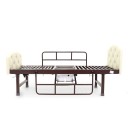 Кровать механическая Med-Mos E-49 (MM-2120Н-10) светлый премиум