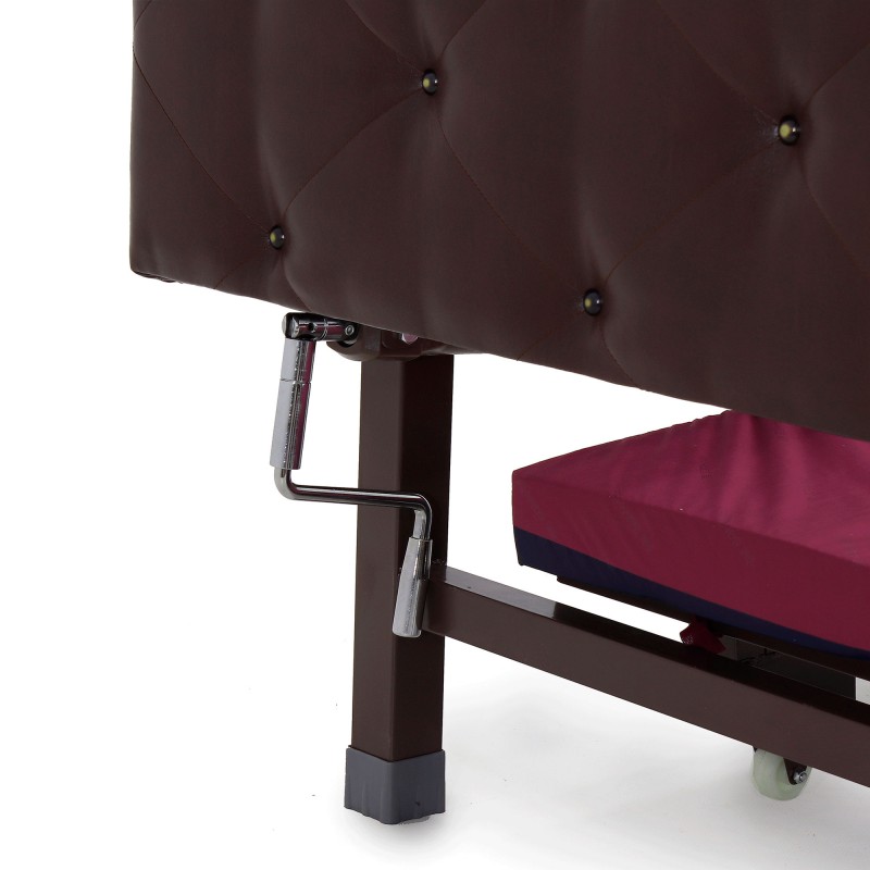 Кровать механическая Med-Mos E-49 (MM-2120Н-10) темный премиум