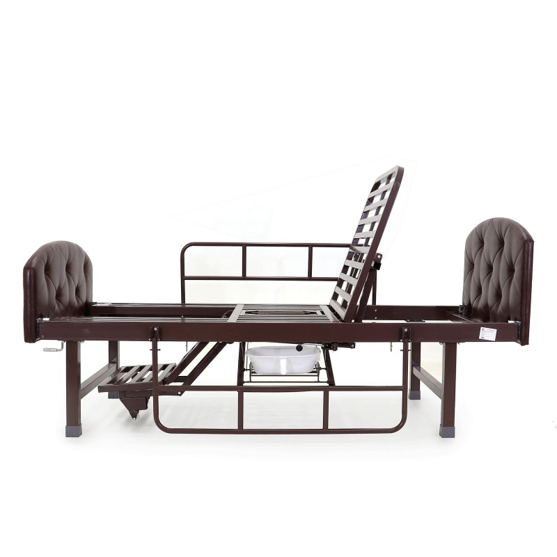 Кровать механическая Med-Mos E-49 (MM-2120Н-10) темный премиум