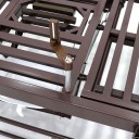 Кровать механическая Med-Mos E-49 (MM-2120Н-10) темный стандарт