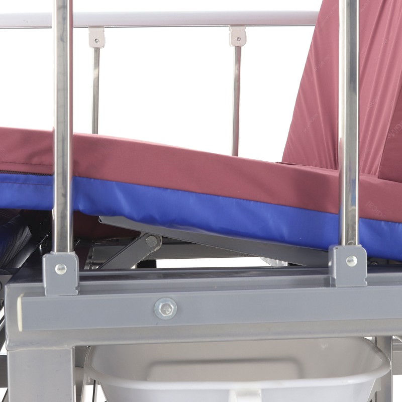 Кровать электрическая Med-Mos DB-11А (МЕ-5248Н-01) Алюм. с боковым переворачиванием, туалетным устройством и функцией «кардиокресло»