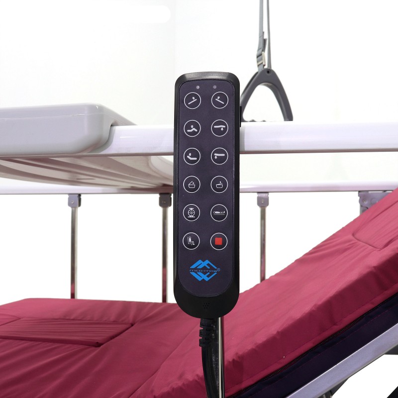 Кровать электрическая Med-Mos DB-11А (МЕ-5228Н-00)  светлый премиум с боковым переворачиванием, туалетным устройством и функцией «кардиокресло» Кровать электрическая Med-Mos DB-11А (МЕ-5228Н-00)  светлый премиум с боковым переворачиванием, туалетным устройством и функцией «кардиокресло»