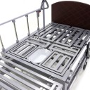 Кровать электрическая Med-Mos DB-11А (МЕ-5228Н-00)) темный стандарт с боковым переворачиванием, туалетным устройством и функцией «кардиокресло»