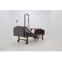 Кровать механическая Med-Mos YG-6 (MM-2124Н-11) ,темный премиум с туалетным устройством и функцией «кардиокресло»