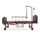 Кровать механическая Med-Mos YG-6 (MM-2124Н-11) ,темный премиум с туалетным устройством и функцией «кардиокресло»