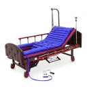 Кровать механическая Med-Mos YG-6 (MM-2124Н-11) ,темный премиум с туалетным устройством и функцией «кардиокресло»